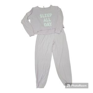 SO Intimate Sleep All Day Ultra Soft Pajama Set Cozy Comfortable Pink Size L
